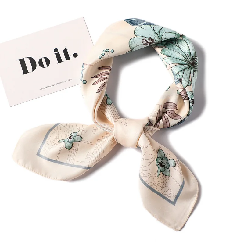 yishine New Silk Neck Scarf Flowers Leaves Butterfly Prints Women Satin Small Squares Bandana Head Bag Decor Scarves Headband
yishine New Silk Neck Scarf Flowers Leaves Butterfly Prints Women Satin Small Squares Bandana Head Bag Decor Scarves Headband