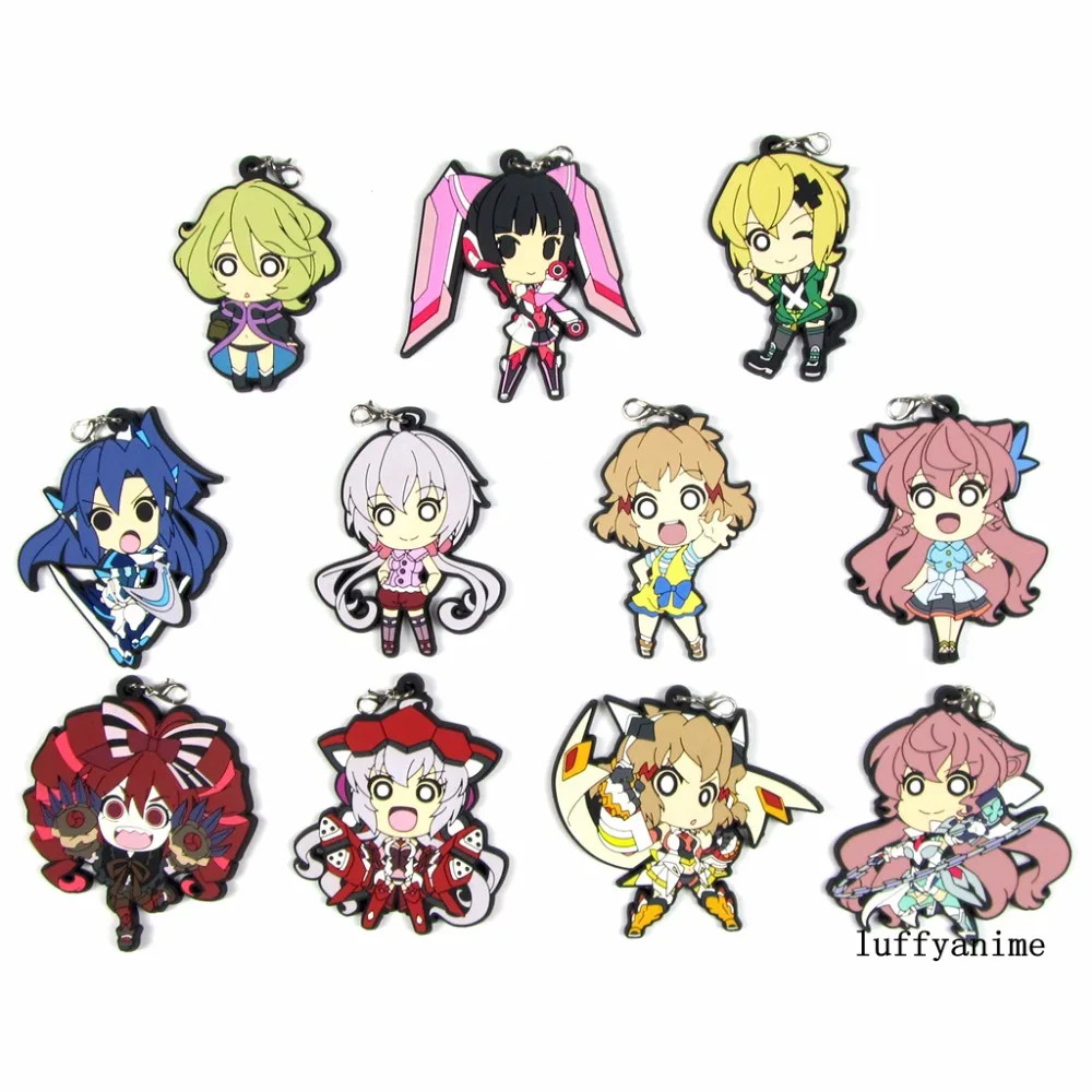 Senki Zessho Symphogear AXZ GX XV Mascot Rubber Pendant Kadentsavuna Ivu Akatsuki Kirika Anime Mobile Phone Strap Keychain
Senki Zessho Symphogear AXZ GX XV Mascot Rubber Pendant Kadentsavuna Ivu Akatsuki Kirika Anime Mobile Phone Strap Keychain