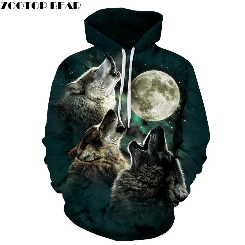 Three Wolf and Moon 3D Sweatshirts Men/Women Hoodies With Hat Print Animal Autumn Winter Loose Thin Hooded Hoody Tops
Three Wolf and Moon 3D Sweatshirts Men/Women Hoodies With Hat Print Animal Autumn Winter Loose Thin Hooded Hoody Tops