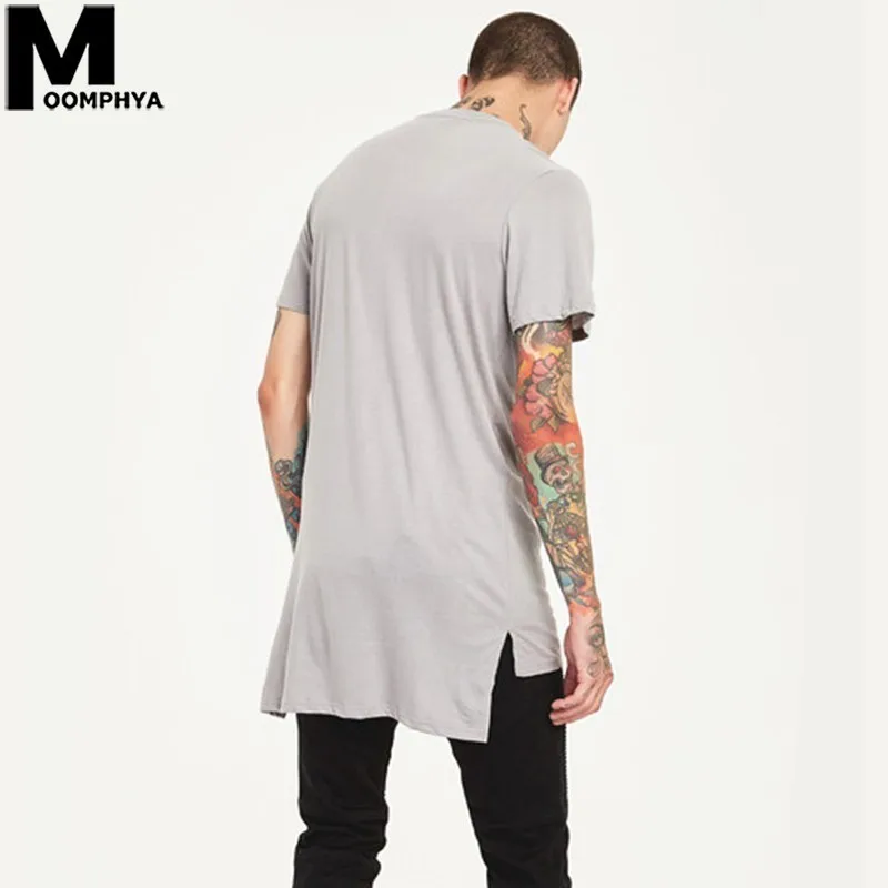 Moomphya 2019 New Side Split Longline Hem Short Sleeve Men T Shirt Streetwear Hip Hop Tee Shirt Men Summer Tops Tee Plain Tshirt
Moomphya 2019 New Side Split Longline Hem Short Sleeve Men T Shirt Streetwear Hip Hop Tee Shirt Men Summer Tops Tee Plain Tshirt