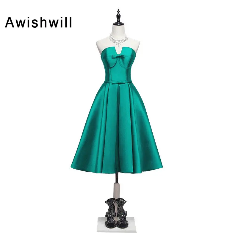 New Fashion Vestido de Noiva Green Color A-line Satin Short Cocktail Dress Bridal Party Gowns Robe De Cocktail 2020
New Fashion Vestido de Noiva Green Color A-line Satin Short Cocktail Dress Bridal Party Gowns Robe De Cocktail 2020