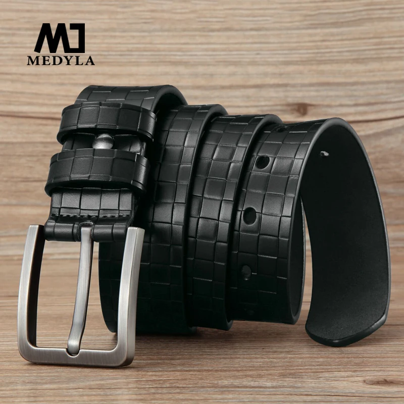 Men's Belt Casual Fashion Cowhide Alloy Pin Buckle Belt Luxury Brand Cowhide Belt Young student belt
Men's Belt Casual Fashion Cowhide Alloy Pin Buckle Belt Luxury Brand Cowhide Belt Young student belt