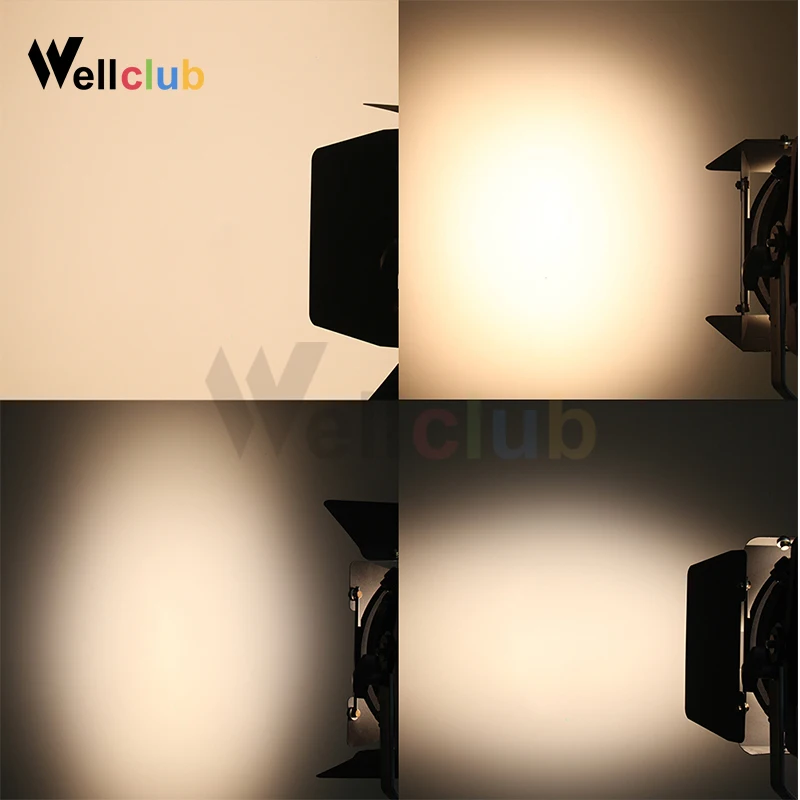 2 шт. 200 Вт водонепроницаемый COB Led Fresnel DMX сценический светильник WW/CW цветной