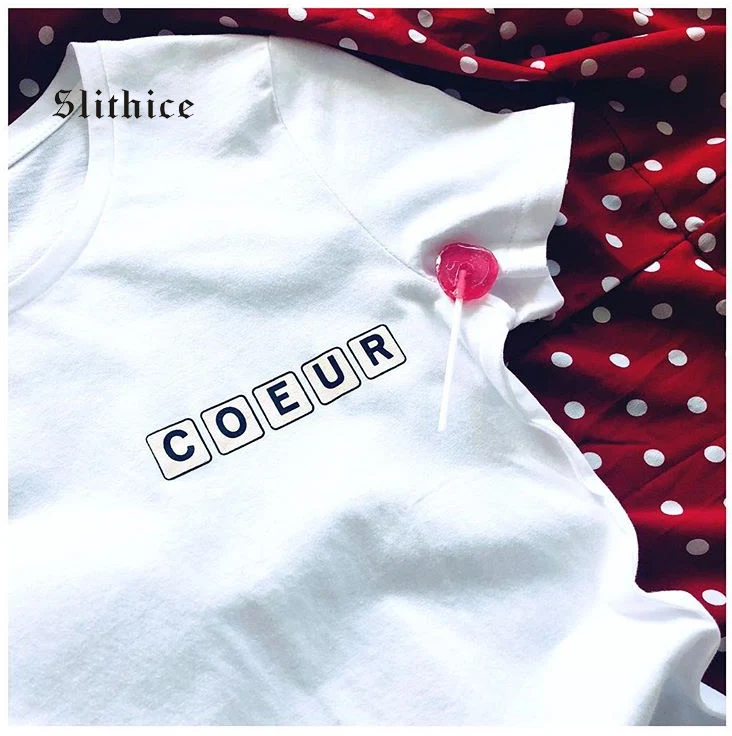 Slithice Summer T-shirt Women Short Sleeve Tops Casual Letter Print tshirt Fashion Cotton harajuku female T-shirt
Slithice Summer T-shirt Women Short Sleeve Tops Casual Letter Print tshirt Fashion Cotton harajuku female T-shirt