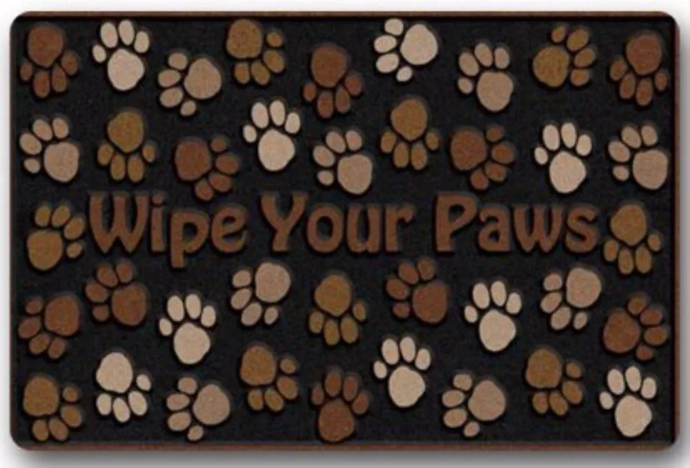 Custom It wipe your paws Rectangular Decorative non slip Doormat 15.7 by 23.6 by 3/16-Inch
Custom It wipe your paws Rectangular Decorative non slip Doormat 15.7 by 23.6 by 3/16-Inch