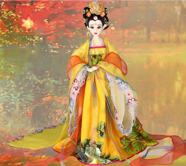35cm Collectible Chinese Dolls Ancient Costume Autumn Girl BJD Doll Toys With 12 Joints Movable / Exquisite Makeup Season Series
35cm Collectible Chinese Dolls Ancient Costume Autumn Girl BJD Doll Toys With 12 Joints Movable / Exquisite Makeup Season Series