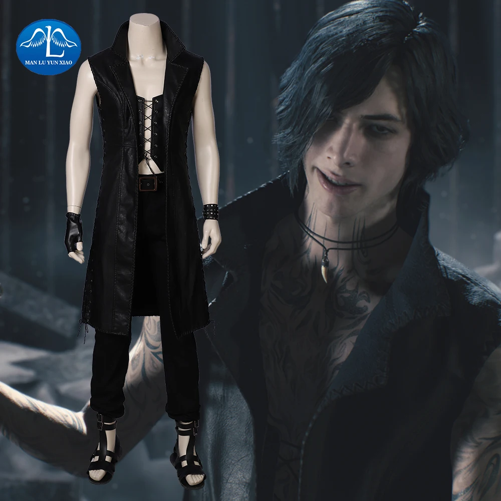 New Game DMC 5 Cosplay Costume Men Vitale Costume Halloween Costumes For Men Carnival Game Suit For Men Custom Made
New Game DMC 5 Cosplay Costume Men Vitale Costume Halloween Costumes For Men Carnival Game Suit For Men Custom Made