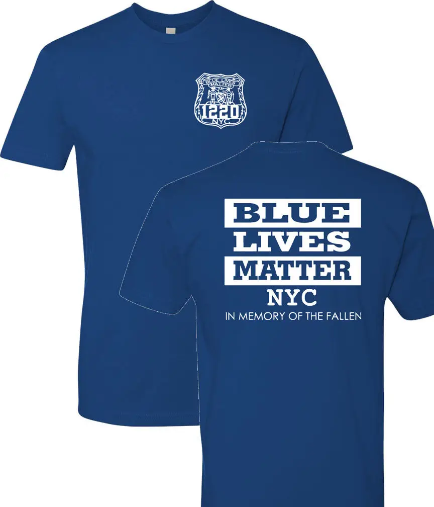 2019 Fashion Hot sale BLUE LIVES MATTER Block Print Police Men's Tee Shirt 1167 Tee shirt
2019 Fashion Hot sale BLUE LIVES MATTER Block Print Police Men's Tee Shirt 1167 Tee shirt