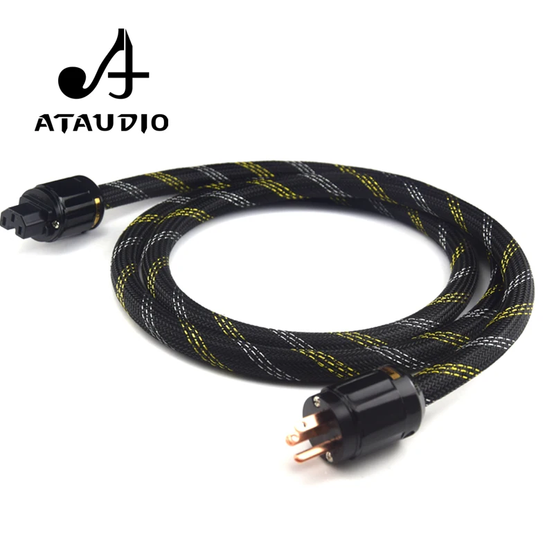 Кабель питания ATAUDIO Hi-Fi из чистой меди, высококачественный шнур питания стандарта США для мультимедийных усилителей DVD, 1 м, 2 м, 3 м
Кабель питания ATAUDIO Hi-Fi из чистой меди, высококачественный шнур питания стандарта США для мультимедийных усилителей DVD, 1 м, 2 м, 3 м