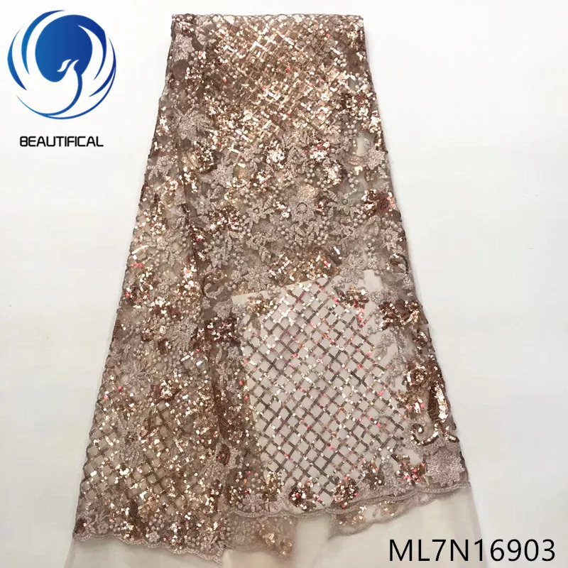 BEAUTIFICAL Nigerian Lace Fabrics Sequins Embroidery Lace African Frech Tulle Fabrics ML7N169
BEAUTIFICAL Nigerian Lace Fabrics Sequins Embroidery Lace African Frech Tulle Fabrics ML7N169