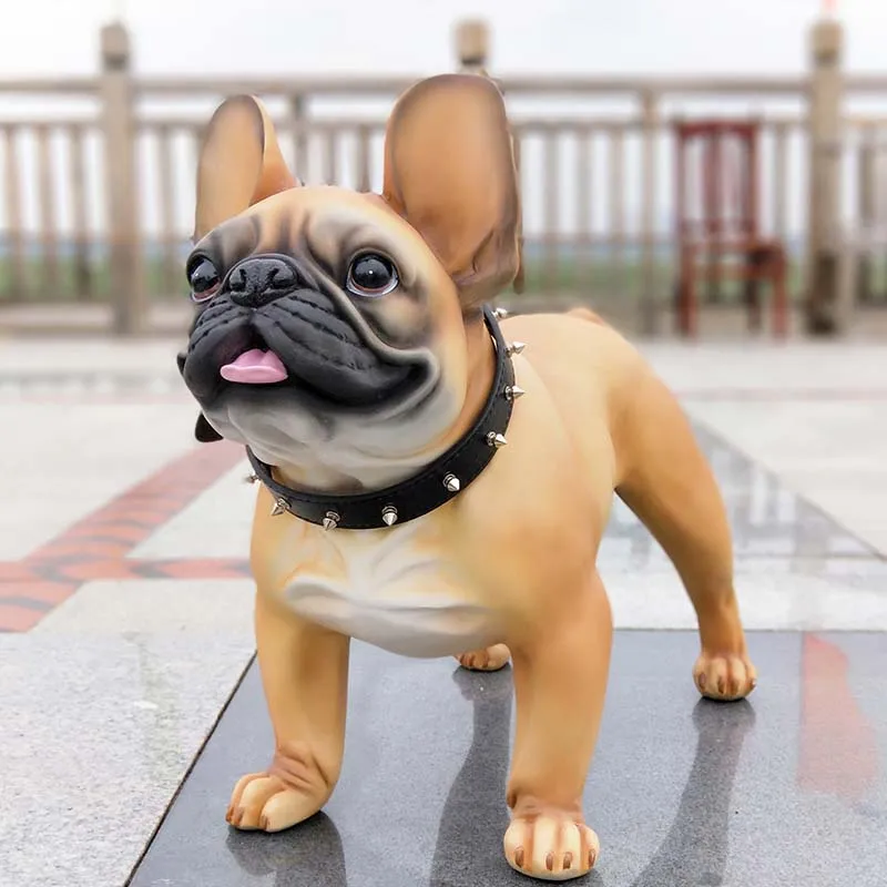 European dog ornaments large cute model simulation animal living room lucky creative home custom French bulldog decoration
European dog ornaments large cute model simulation animal living room lucky creative home custom French bulldog decoration
