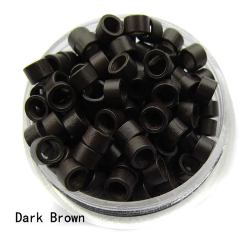 1bottle 4.0mm Aluminium micro ring Feather Screw Micro Ring Tube Hair Extensions links Crimp Beads dark brown 1000pcs/lot
1bottle 4.0mm Aluminium micro ring Feather Screw Micro Ring Tube Hair Extensions links Crimp Beads dark brown 1000pcs/lot