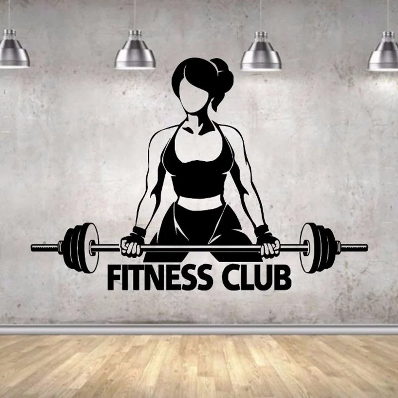 Home Art Decor Vinyl Wall Decal Fitness Club Strong Woman Weightlifting Gym Interior Modern Decoration Stickers D613
Home Art Decor Vinyl Wall Decal Fitness Club Strong Woman Weightlifting Gym Interior Modern Decoration Stickers D613