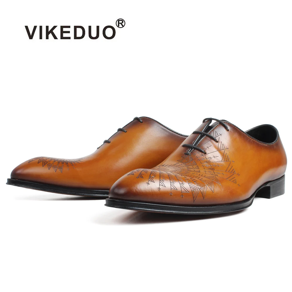 VIKEDUO Full Grain Leather Oxford Shoes For Men Special Engraving Patina Brown Custom Made Wedding Office Footwear Dress Shoes
VIKEDUO Full Grain Leather Oxford Shoes For Men Special Engraving Patina Brown Custom Made Wedding Office Footwear Dress Shoes