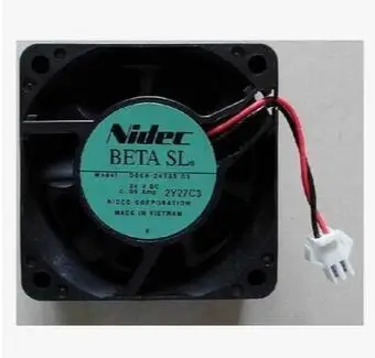 Оригинальный NIDEC D06A 24TS5 01 6 см 60*60*25 мм DC 24V 0.15A 2 линии Инвертор Вентилятор