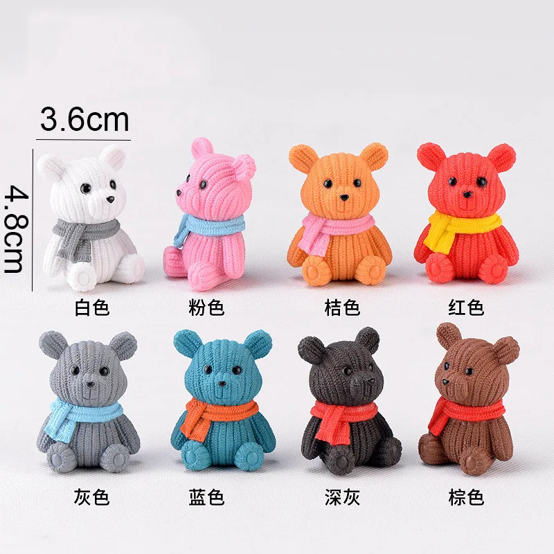 1Pcs Cartoon Animal Pet Toys Cute Bears Miniatures Mini Figures Fairy Garden Decoration Moss Terrarium Micro Landscape
1Pcs Cartoon Animal Pet Toys Cute Bears Miniatures Mini Figures Fairy Garden Decoration Moss Terrarium Micro Landscape