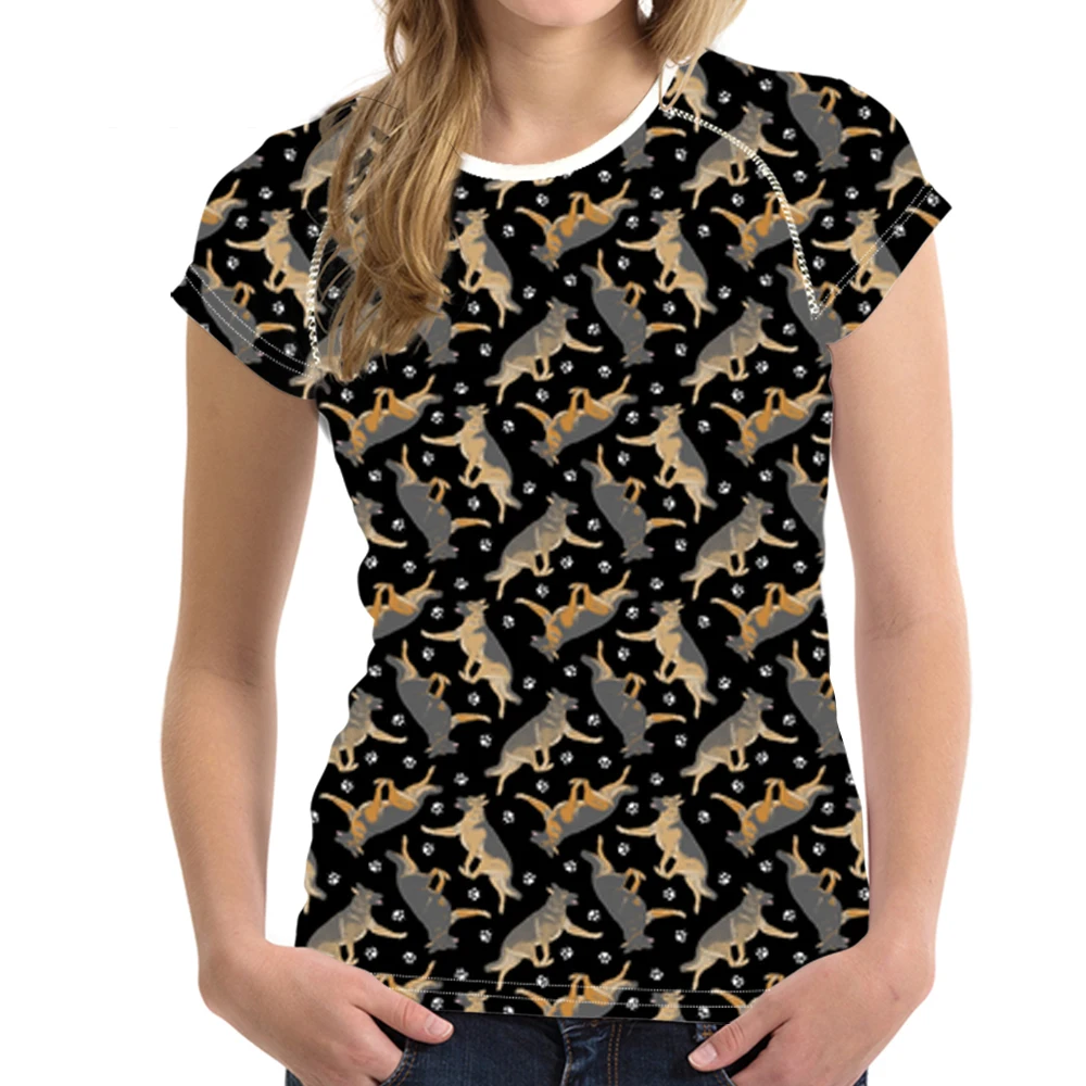 NOISYDESIGNS T Shirt Women Harajuku German Shepherd Print T-shirt Ladies Summer Tops Tees for Females Fashion Design Tee Shirt
NOISYDESIGNS T Shirt Women Harajuku German Shepherd Print T-shirt Ladies Summer Tops Tees for Females Fashion Design Tee Shirt