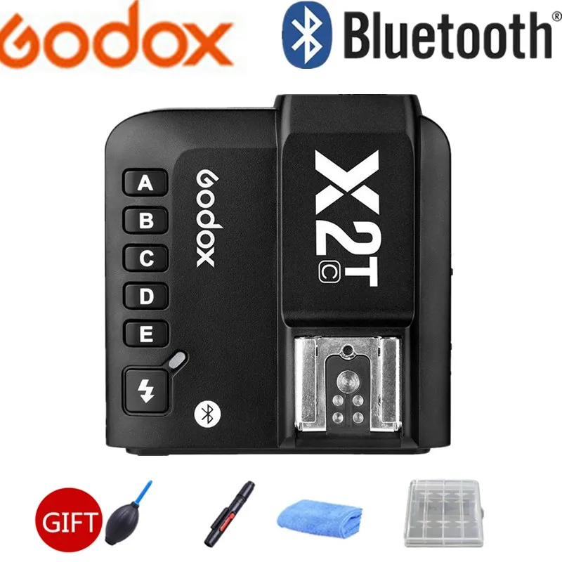 Godox X2T C/N/S/F/O/P HSS TTL Bluetooth беспроводной триггер вспышки по телефону для Canon Nikon Sony FUJI