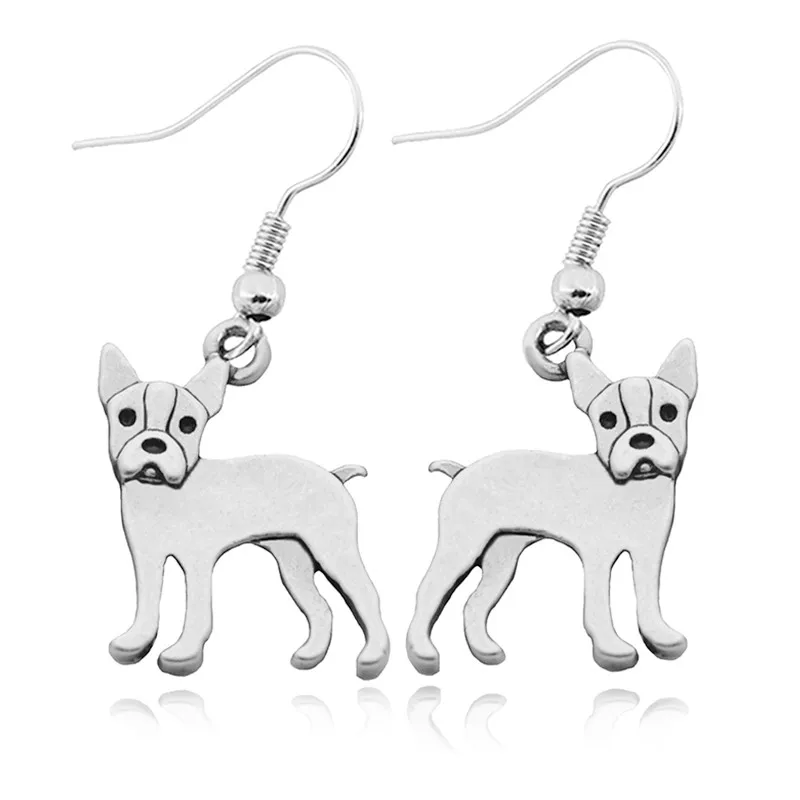 New Vintage Boho Boston Terrier Drop Earring Bohemian Companion Dog Love Jewelry Earrings For Women Pendientes Mujer Brincos
New Vintage Boho Boston Terrier Drop Earring Bohemian Companion Dog Love Jewelry Earrings For Women Pendientes Mujer Brincos