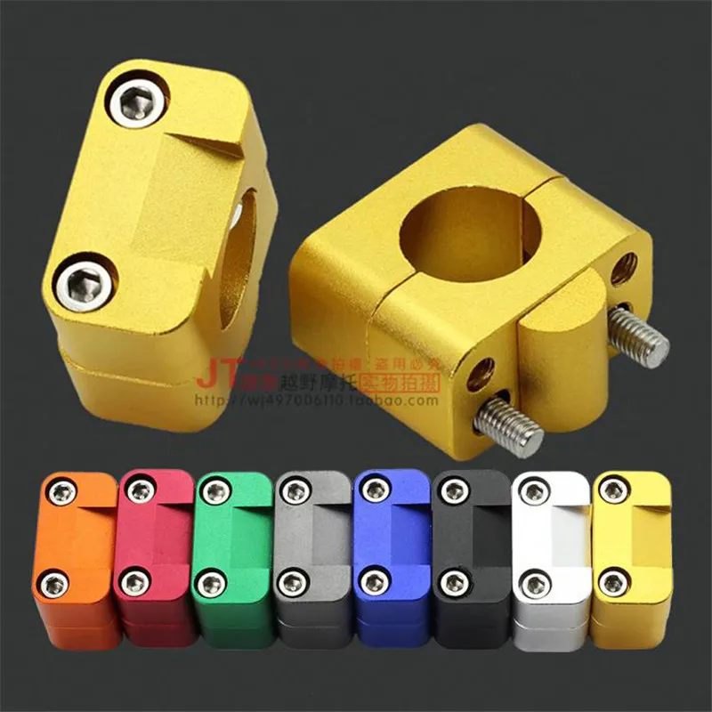 5 colors CNC Aluminum Motorbike Handle Bar Mount Adapter Hand Bar Universal Motorcycle Accessories Motorcycle Handlebar Risers
5 colors CNC Aluminum Motorbike Handle Bar Mount Adapter Hand Bar Universal Motorcycle Accessories Motorcycle Handlebar Risers