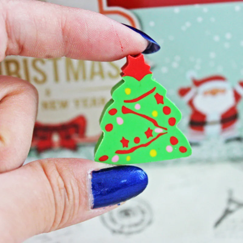 6pcs/lot Cute cartoon Christmas pencil rubber eraser New erasers for kids gift clean material office school supplies escolar
6pcs/lot Cute cartoon Christmas pencil rubber eraser New erasers for kids gift clean material office school supplies escolar
