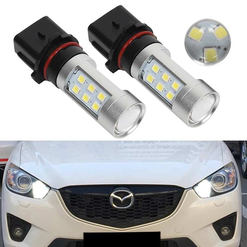 2 шт. P13W PSX26W Автомобильный светодиодный противотуманный светильник DRL лампы