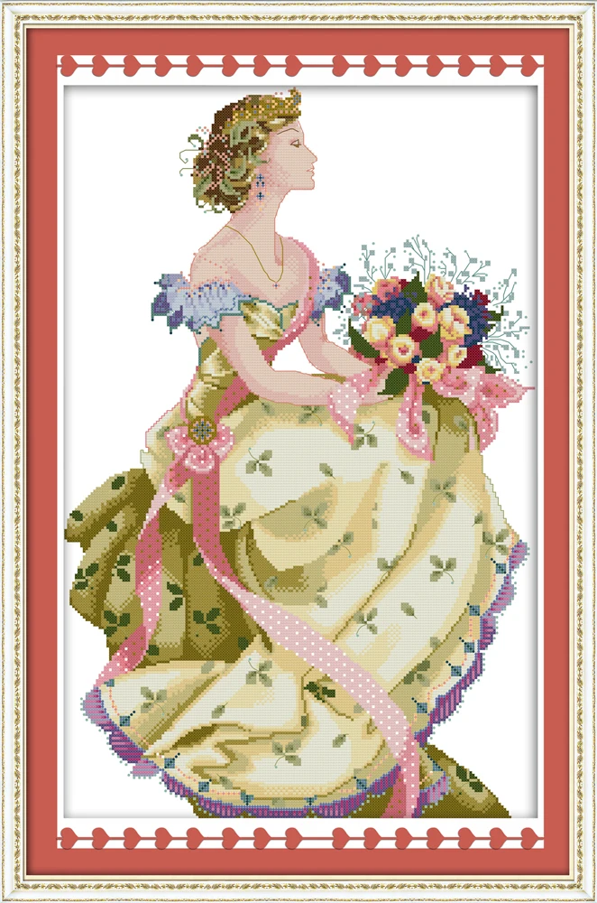 Spring queen cross stitch kit season beauty women 18ct 14ct 11ct count print canvas stitches embroidery DIY handmade needlework
Spring queen cross stitch kit season beauty women 18ct 14ct 11ct count print canvas stitches embroidery DIY handmade needlework
