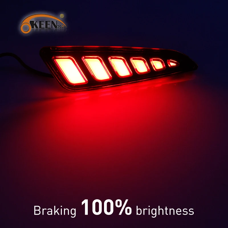 OKEEN For Toyota C-HR CHR 2016 2017 Multi-function Car Tail Light LED Rear Fog Lamp Bumper Light Auto Bulb Brake Light Reflector
OKEEN For Toyota C-HR CHR 2016 2017 Multi-function Car Tail Light LED Rear Fog Lamp Bumper Light Auto Bulb Brake Light Reflector