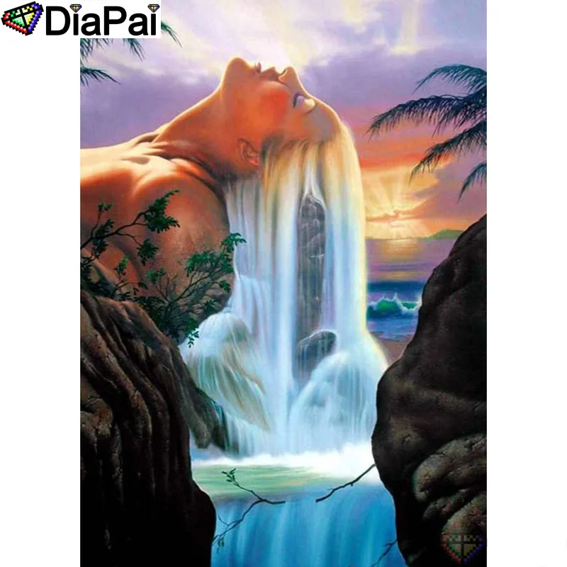 DIAPAI Diamond Painting 5D DIY 100% Full Square/Round Drill "Beauty waterfall" Diamond Embroidery Cross Stitch 3D Decor A24680
DIAPAI Diamond Painting 5D DIY 100% Full Square/Round Drill "Beauty waterfall" Diamond Embroidery Cross Stitch 3D Decor A24680