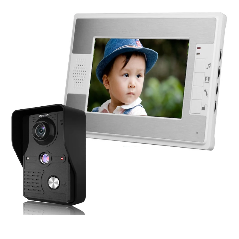 Wired 7" Lcd Video Door Phone Intercom System With IR Camera For Home Apartment
Wired 7" Lcd Video Door Phone Intercom System With IR Camera For Home Apartment