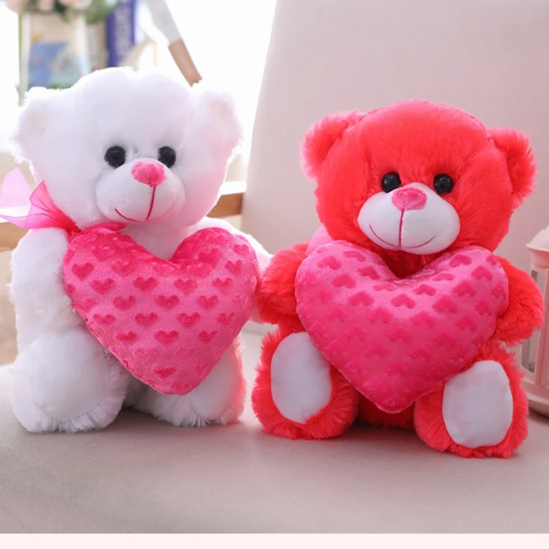 35 cm Soft Love Teddy Bear With Heart Plush Toy Stuffed Animal Toy Gift for Children's Gift Home Decoration
35 cm Soft Love Teddy Bear With Heart Plush Toy Stuffed Animal Toy Gift for Children's Gift Home Decoration