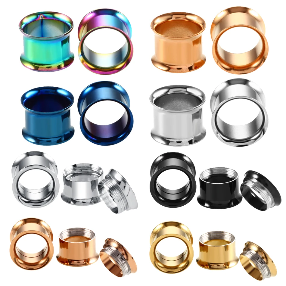 2Pcs/lot Steel Ear Plugs and Tunnels Flared Gold Black Screw Ear Tunnels Ear Piercings Ear Gauges Piercings Earlets Body Jewelry 
2Pcs/lot Steel Ear Plugs and Tunnels Flared Gold Black Screw Ear Tunnels Ear Piercings Ear Gauges Piercings Earlets Body Jewelry