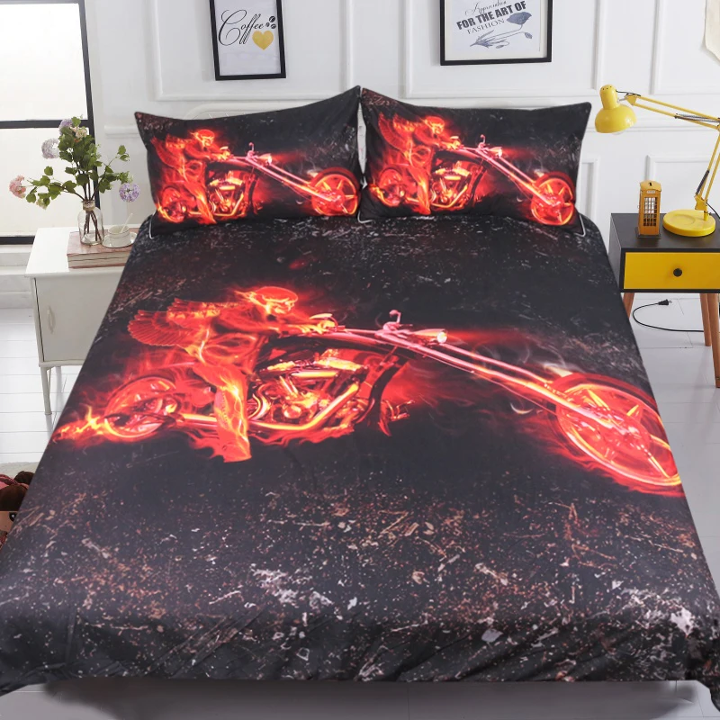 Free shipping 3d fire engine motor bike bedding set without comforter 1pc duvet cover&2pcs pillow cases home textile PX
Free shipping 3d fire engine motor bike bedding set without comforter 1pc duvet cover&2pcs pillow cases home textile PX