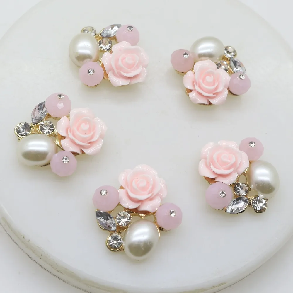 LKERAN 22mm Flower Shape Pink Pearl Buttons 2019 New 5pc Brooch Flatback Button Metal DIY Decoration Used On Garment / headband
LKERAN 22mm Flower Shape Pink Pearl Buttons 2019 New 5pc Brooch Flatback Button Metal DIY Decoration Used On Garment / headband