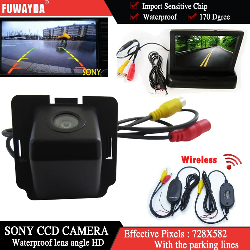 FUWAYDA Беспроводная Автомобильная камера заднего вида с чипом SONY CCD для Mitsubishi Outlander 2007-2010 + 4,3 дюйма складной ЖК TFT монитор
FUWAYDA Беспроводная Автомобильная камера заднего вида с чипом SONY CCD для Mitsubishi Outlander 2007-2010 + 4,3 дюйма складной ЖК TFT монитор