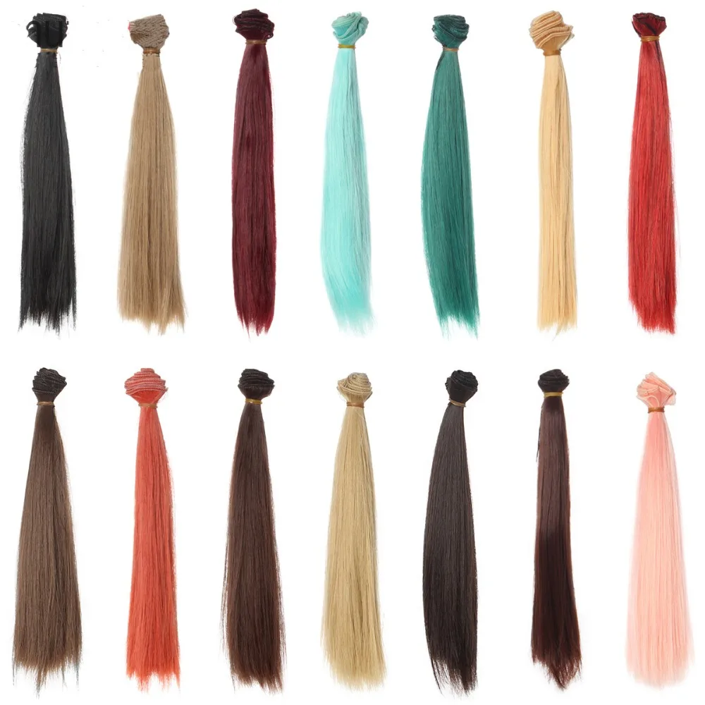 25 см термостойкие кукольные волосы Зеленый Коричневый Хаки Синий Серый Розовый Красный цвет длинные прямые парики
25 см термостойкие кукольные волосы Зеленый Коричневый Хаки Синий Серый Розовый Красный цвет длинные прямые парики