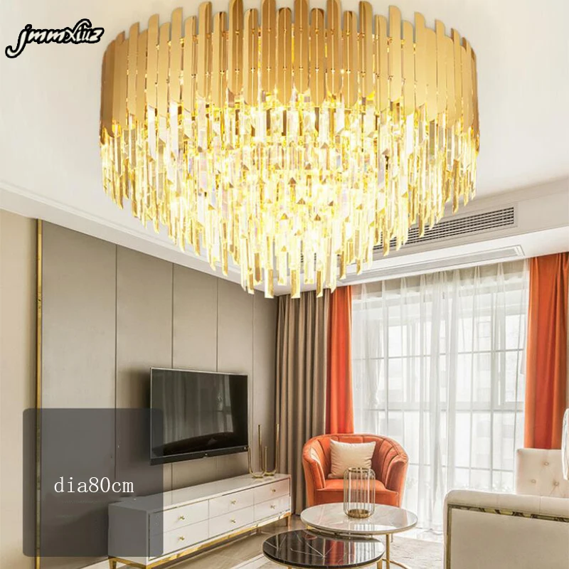 jmmxiuz Luxury Modern Crystal Chandelier For Ceiling Living Room Bedroom LED Chandelier Crystal Gold Round Home Lighting
jmmxiuz Luxury Modern Crystal Chandelier For Ceiling Living Room Bedroom LED Chandelier Crystal Gold Round Home Lighting