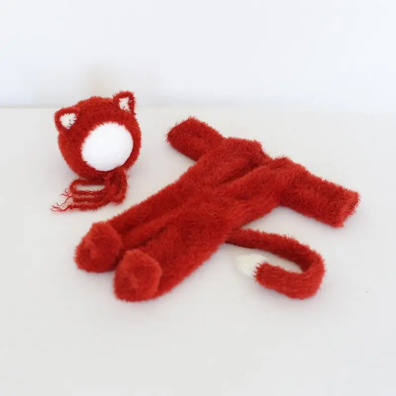 Fuzzy Baby Fox Hat and Romper Newborn Footed Romper Props Knit Furry Baby Girl Photography Outfit Newborn Sleeper Pants Onesie
Fuzzy Baby Fox Hat and Romper Newborn Footed Romper Props Knit Furry Baby Girl Photography Outfit Newborn Sleeper Pants Onesie