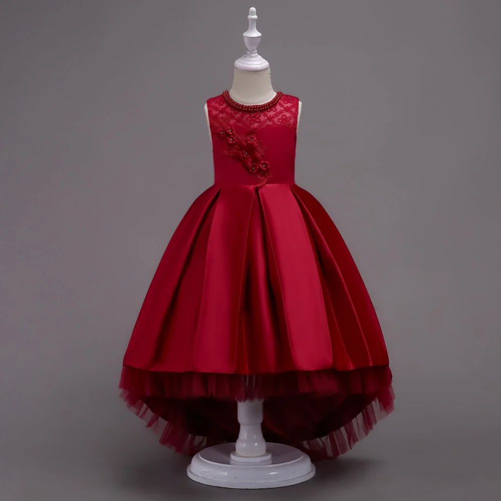 Girls Embroidery Bow Sleeveless Dress XXXL Slim Fit Fat Teen Girl Christmas Party Dress Red Wine Children High-grade Clothing
Girls Embroidery Bow Sleeveless Dress XXXL Slim Fit Fat Teen Girl Christmas Party Dress Red Wine Children High-grade Clothing