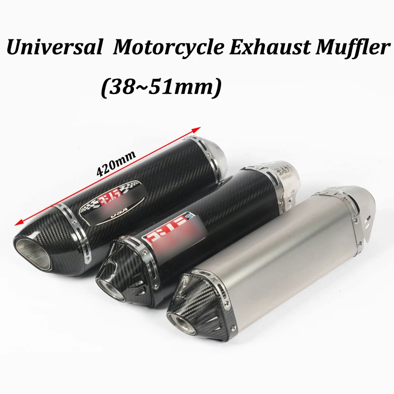 38~51mm Yoshimura Motorcycle Exhaust Muffler Modified Carbon Fiber+stainless Steel Moto Escape For Tmax530 F700GS F650GS ZX-10R
38~51mm Yoshimura Motorcycle Exhaust Muffler Modified Carbon Fiber+stainless Steel Moto Escape For Tmax530 F700GS F650GS ZX-10R