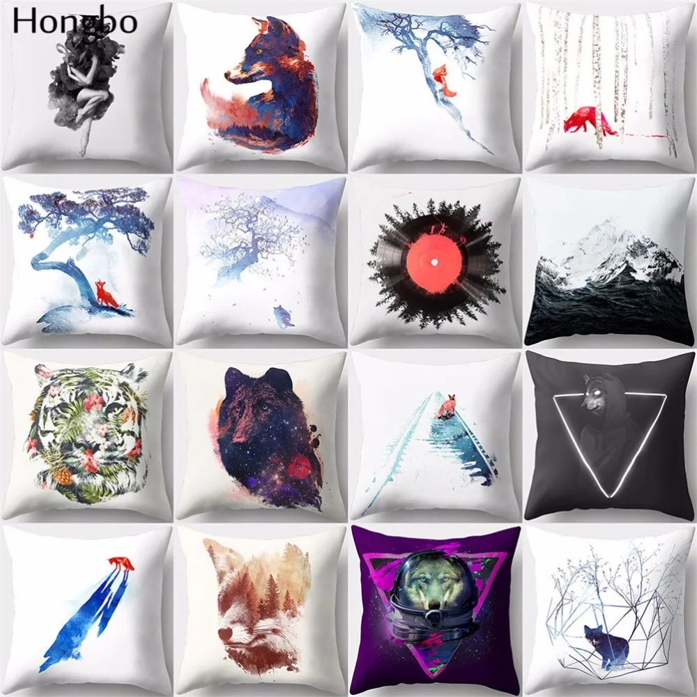 Hongbo 1 Pcs Cartoon Wolf Tiger Fox Pillow Case Cushion Cover Polyester For Car Sofa Home Decor
Hongbo 1 Pcs Cartoon Wolf Tiger Fox Pillow Case Cushion Cover Polyester For Car Sofa Home Decor