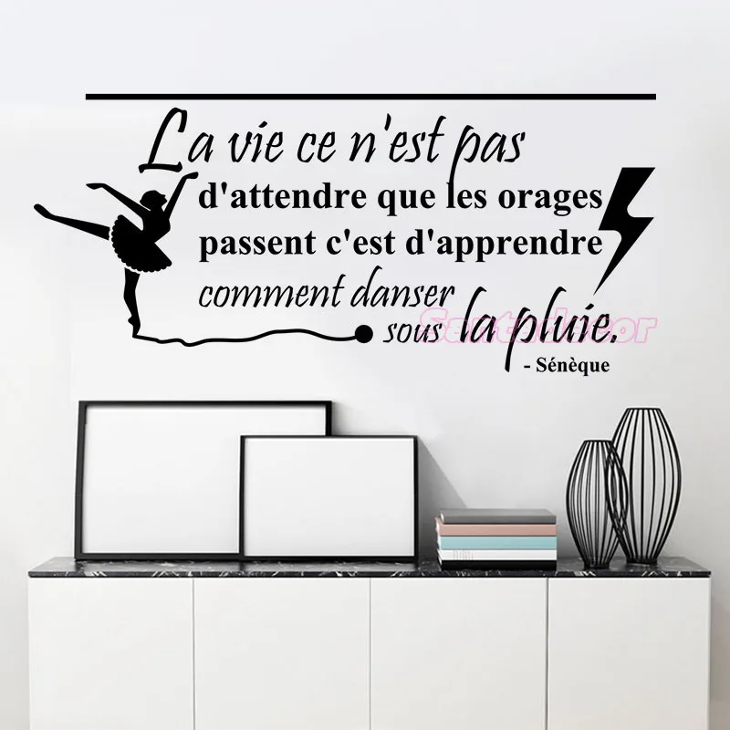French Quote La Vie Seneca Vinyl Wall Sticker Removable Wall Decals Mural Wall Decor for Living Room Home Decor House Decoration
French Quote La Vie Seneca Vinyl Wall Sticker Removable Wall Decals Mural Wall Decor for Living Room Home Decor House Decoration