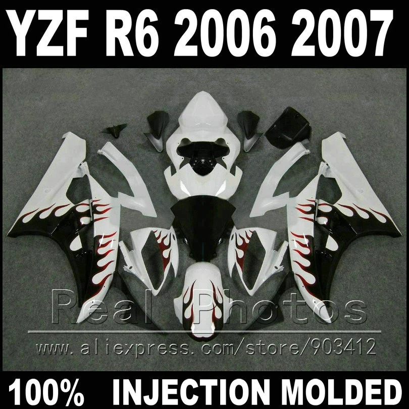 7 gifts body kit for YAMAHA R6 fairing 06 07 Injection molding black flame white 2006 2007 YZF R6 fairings
7 gifts body kit for YAMAHA R6 fairing 06 07 Injection molding black flame white 2006 2007 YZF R6 fairings