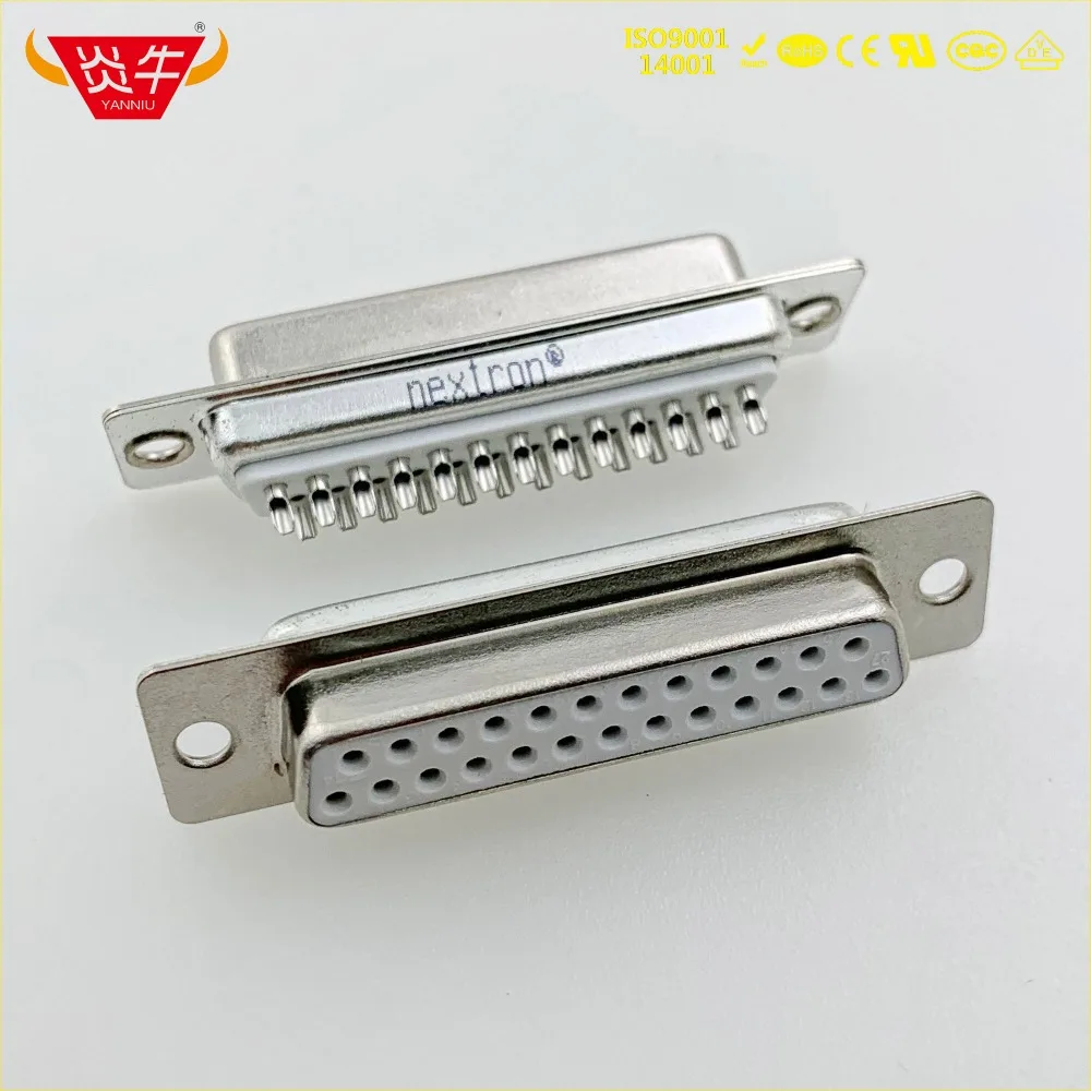 DB25 DB-25P FEMALE RS232 WITH SOCKET 25PIN PCB CONNECTOR D-SUB SERIES CONNECTOR CONTACT PART OF THE GOLD-PLATED 3Au YANNIU
DB25 DB-25P FEMALE RS232 WITH SOCKET 25PIN PCB CONNECTOR D-SUB SERIES CONNECTOR CONTACT PART OF THE GOLD-PLATED 3Au YANNIU