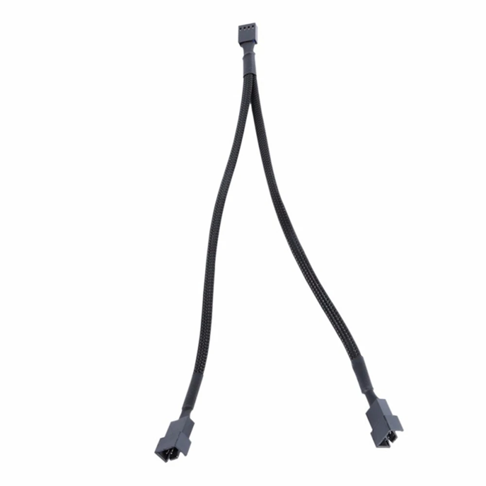 30cm Black Braided Cable Y Splitter 3/4 pin PWM Fan Computer PC Fan Power Extension cable
30cm Black Braided Cable Y Splitter 3/4 pin PWM Fan Computer PC Fan Power Extension cable