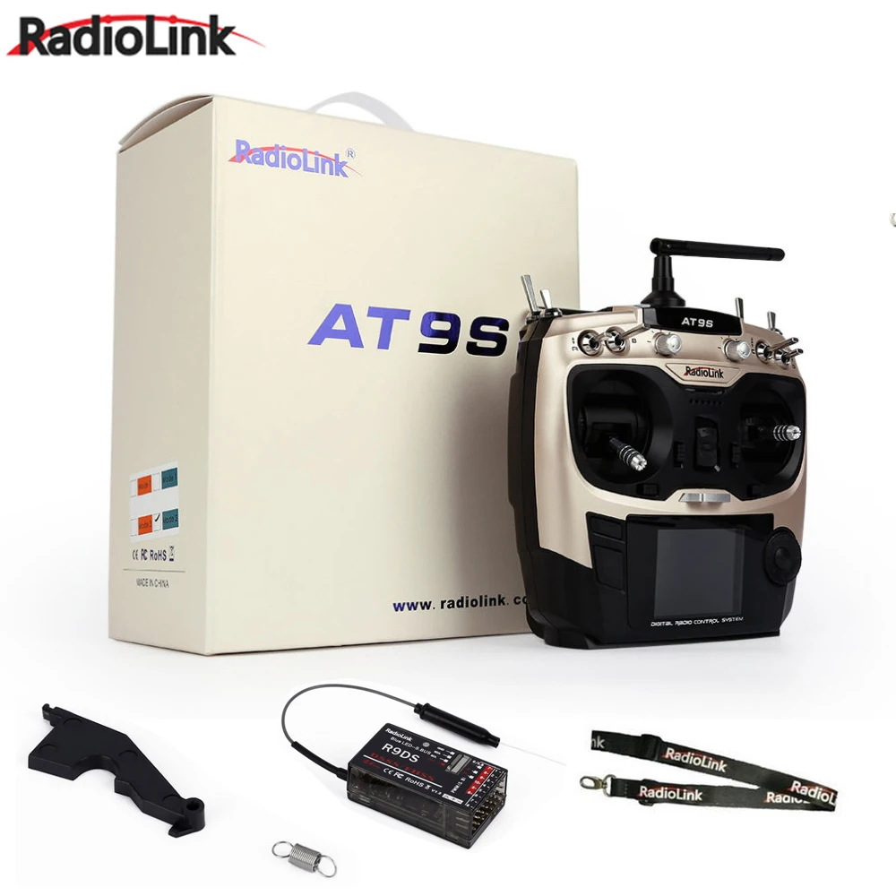 Promotion!! Original authentic Radiolink AT9 S AT9S R9DS Radio Remote Control System DSSS FHSS 2.4G 10CH Transmitter Receiver
Promotion!! Original authentic Radiolink AT9 S AT9S R9DS Radio Remote Control System DSSS FHSS 2.4G 10CH Transmitter Receiver