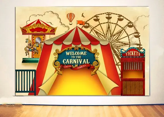 carnival vintage carnivale circus tent amusement park backdrop High quality Computer print party background
carnival vintage carnivale circus tent amusement park backdrop High quality Computer print party background