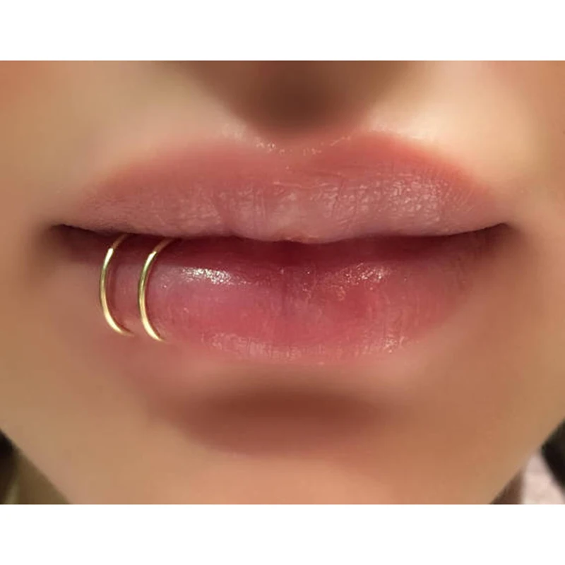 925 Silver Lip Ring Handmade Gold Filled Jewelry Punk Cuff Body Jewelry Fake Piercing Lip Ring Boho Women Jewelry
925 Silver Lip Ring Handmade Gold Filled Jewelry Punk Cuff Body Jewelry Fake Piercing Lip Ring Boho Women Jewelry