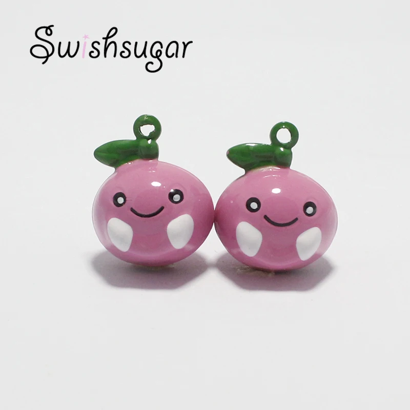 Enamel Pinky Smile Apple Jingle Bell Charms DIY Craft Jewelry Accessories Kids Girl Pendant Decor
Enamel Pinky Smile Apple Jingle Bell Charms DIY Craft Jewelry Accessories Kids Girl Pendant Decor