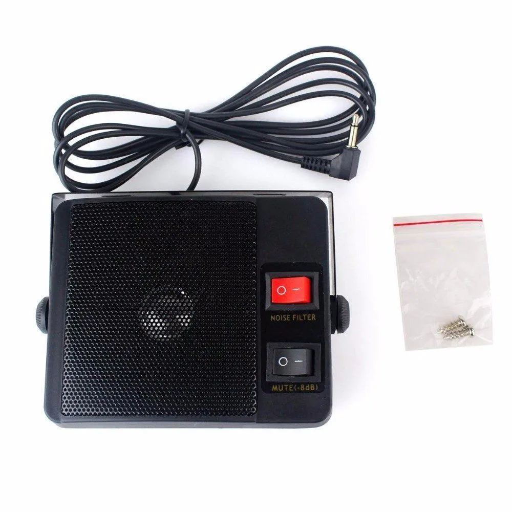 Внешний динамик для Yaesu Kenwood Icom CB радио TS 750 3 5 мм Джек Heavy Duty динамик|external speaker|yaesu